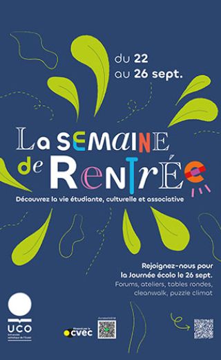 Affiche semaine de rentrée 