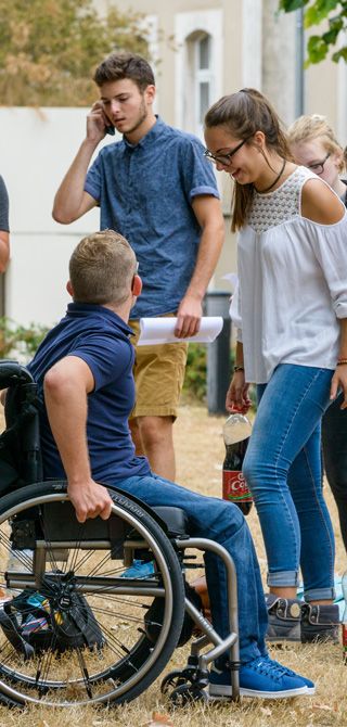 Accessibilité pour étudiants handicapés © Corinne Nicolle | UCO